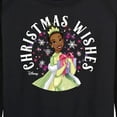 thumbnail image 3 of Disney - Christmas Wishes Tiana - Women's Lightweight French Terry Long Sleeve Shirt, 3 of 5