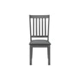 thumbnail image 4 of Monarch Specialties Dining Chair, Set Of 2, Side, Upholstered, Kitchen, Dining Room, Grey Fabric, Grey Wood Frame, Transitional, 4 of 9