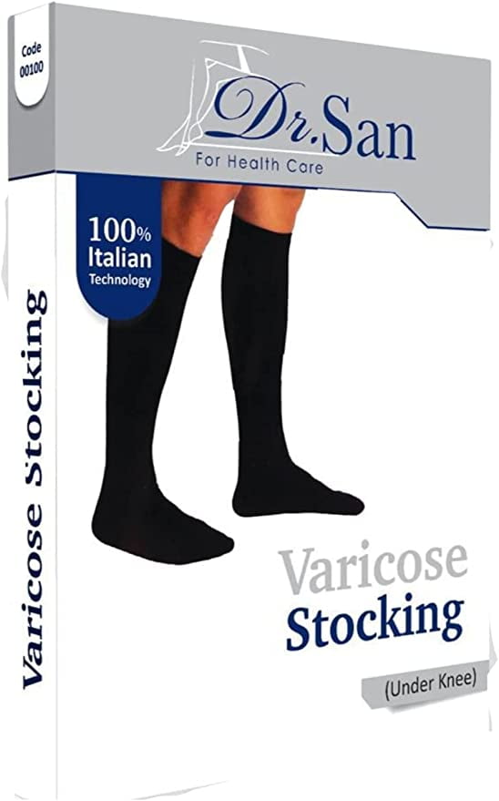 Dr. San Open Toe Compression Socks 1 Pair 20-30mmHg Support