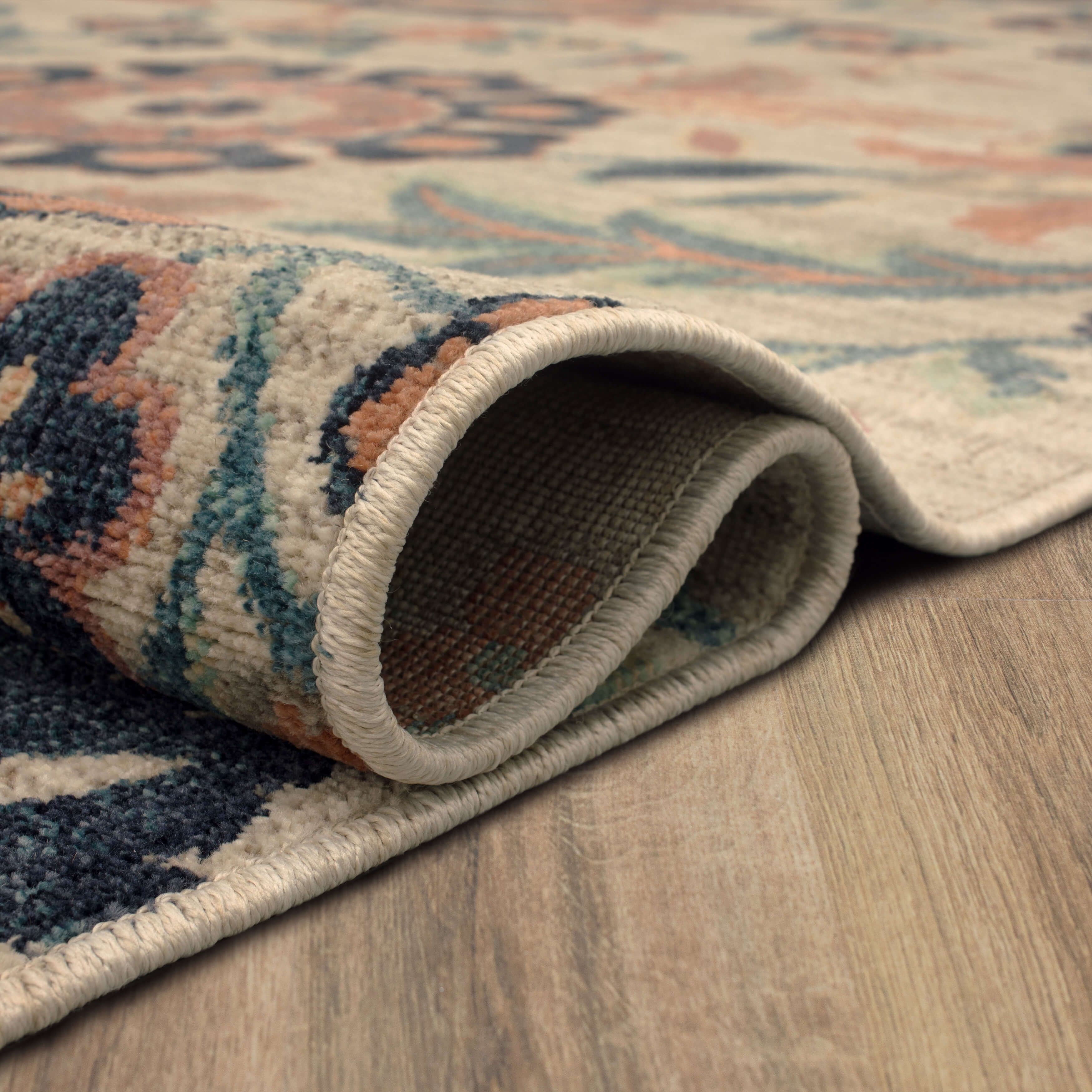 Mohawk Home Floweret Woven Polyester Indooor Area Rug, Multi, 9' x 12'