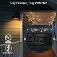 thumbnail image 3 of 4 Pack Barn Lights Outdoor Dusk to Dawn, Farmhouse Outdoor Lighting Black, Waterproof Gooseneck Outdoor Light Fixture, Anti-Rust Exterior Garage Lights for House, Garage Front Porch, UL Listed, 3 of 8