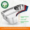 thumbnail image 3 of NutriChef Stainless Steel Roasting Pan, Roasting Pan with Rack Nonstick, Heavy Duty Large Oven Roaster with Removable Rack, for Turkey Thanksgiving Dinners, Roasts, Chicken, Veggies and More, 3 of 8