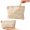 Beige, variant on 2pcs Makeup Bag Set,Flower Cotton Linen for Women Gift Cute Travel Cosmetic Purse with Zipper Small Toiletry Bag Organizer