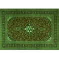 thumbnail image 1 of Ahgly Company Indoor Rectangle Medallion Green Traditional Area Rugs, 4' x 6', 1 of 1