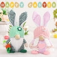 thumbnail image 1 of LADIGASU Decoraciones de Pascua Cute Couple Standing Bunny Carrot Dwarf Faceless Doll Decoration Home Decorations Liquidación Ventas Hoy Ofertas Prime 1 Adorno, 1 of 1
