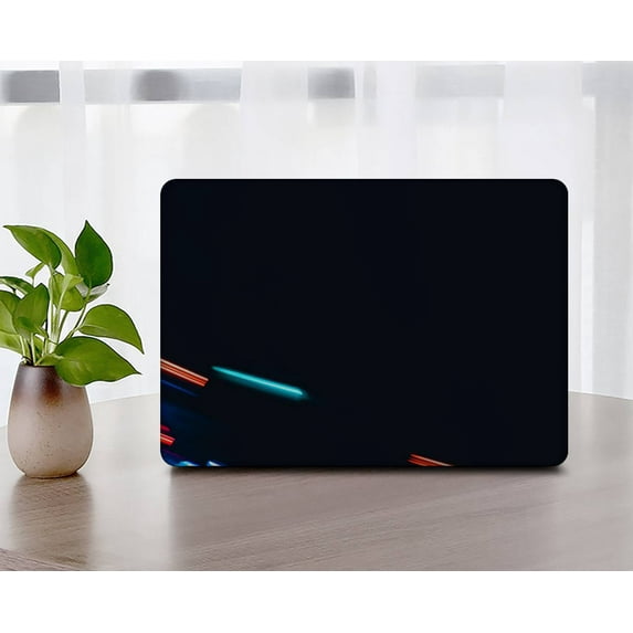 Hard Case Cover for Newest MacBook Pro 13" with Touch Bar Cable Tie Model: A1706 A1708 A1989 A2159 A2251 A2289 A2338 M1 (Blue series A 0104)