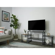 Mainstays No Tools TV Stand for TVs up to 40 in, True Black Oak Finish