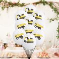 thumbnail image 5 of Balloon Construction Party Birthday Balloons Latex Excavator Truck Kids Boys Tractor Supplies Decorations, 5 of 7
