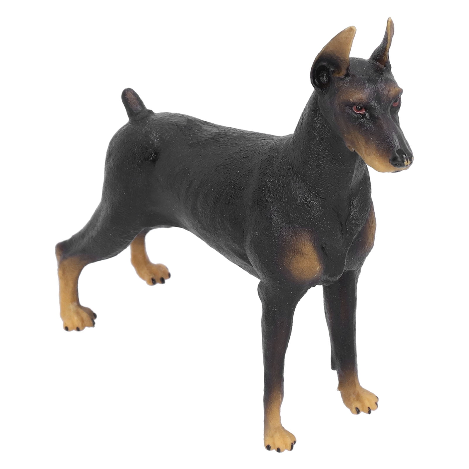 Solid Simulated Figurine Toy Doberman Pinscher Dog Statue Dog Figure Toy Dog Sculpture Puppy For Science Educational Prop For Kids Walmart