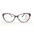 thumbnail image 3 of Blue Light Blocking Cat Eye Retro Progressive Multi-focus Reading Glasses 2.00 for Women, Red Tortoiseshell Readers +2.00 Strength, 3 of 6