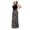 thumbnail image 3 of Xscape Women's Plus Size Snake-Print Gown (16W, Black/Snake), 3 of 4