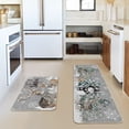 thumbnail image 2 of Sm:)e Deer Tree Let It Sonw Snowflakes Christmas Kitchen Mats Set of 2, Winter Decor Low-Profile Kitchen Rugs for Floor - 17x29 and 17x47 Inch, 2 of 7