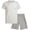 White Griffin, variant on Boys Athletic Outfit Short Set Performance Shirt and Basketball Shorts for Boys 2 Piece