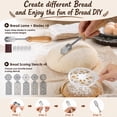 thumbnail image 6 of YEERSWAG Sourdough Bread Baking Kit with 9"| Round & 10" Oval Banneton Proofing Baskets, Complete Bread Making Set with Dough Whisk, Bread Lame, Silicone Sling, Scrapers & Scoring Stencils, 6 of 9