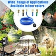 thumbnail image 4 of 3-Way Flexible Standing Mister, Outdoor Patio Misting System with Brass Nozzles, 76 Inch Garden Hose Cooling Sprinkler for Backyard Pool BBQ Pets, 4 of 12