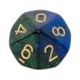 thumbnail image 2 of Chessex Manufacturing Chessex Dice Sets: Gemini Blue & Green With Gold - Ten Sided Die D10 Set (10) Game_Dice, 2 of 3