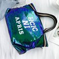 thumbnail image 1 of Bolsa de compras cruzados con lentejuelas y letras para mujer, de hombro grande (verde) Likrtyny Para Estrenar, 1 of 9