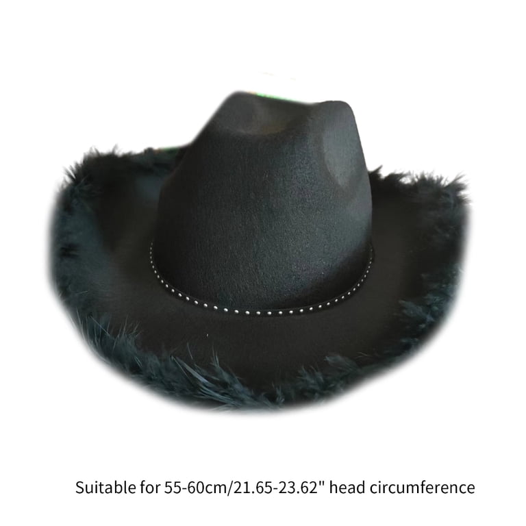 Feathers Cowboy Hat Disco for Bachelorette Party Stage  display picture 3