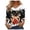 Black, variant on Women Christmas Outfit Women's Autumn Winter V Neck Casual Long Sleeve T-Shirt with Festive Holiday Print Design for Seasonal Comfort Purple S