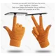 thumbnail image 3 of 4 Guantes De Invierno De Lana Tejido Touch Tablet Celular, 3 of 8