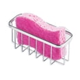 thumbnail image 1 of Estropajero, repisa de cocina fabricada en acero inoxidable para esponjas y estropajos, plateado, 1 of 5
