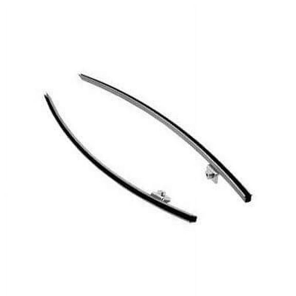 Scott Drake C5ZZ-6521538-9A 1965-1966 Front Door Glass Run Channels