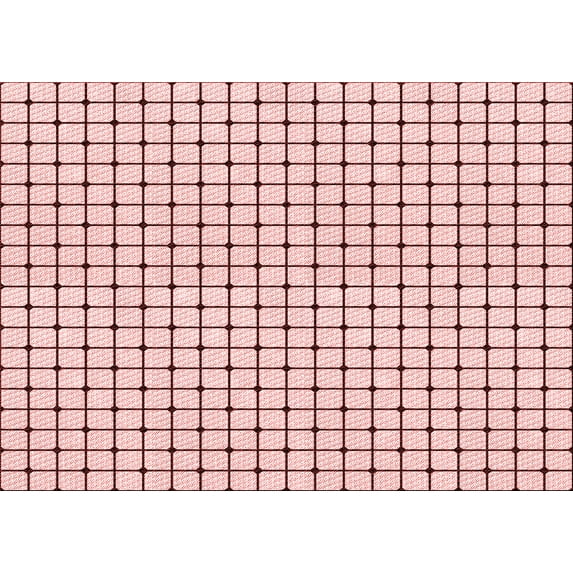 Ahgly Company Machine Washable Indoor Rectangle Transitional Indian Red Area Rugs, 4' x 6'