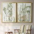 thumbnail image 2 of 2 Piece Set Untamed Garden I Premium Framed Canvas - Ready to Hang - 26.5 x 36.5 Each - Gold Frame, 2 of 8