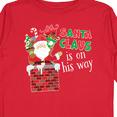 thumbnail image 4 of Inktastic Santa Claus is on His Way Christmas Boys or Girls Long Sleeve Toddler T-Shirt, 4 of 5