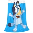 thumbnail image 6 of Lsque Bluey Pattern Fuzzy Fleece Throw Blanket Extra Large,Super Soft,Fluffy and Warm Blankets for Couch,Bed,All Season Use (60"x50"), 6 of 7
