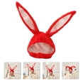 thumbnail image 5 of KAKOWELY 1 gorro divertido de conejo de Pascua, novedoso gorro para disfraz de carnaval o cosplay., 5 of 5