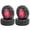 Red - 98mm, variant on Yajisi 4pcs RC Rubber Crawler Tires Replacement Wheel Rims for 1/10 Scale Off-Road Vehicles Model Cars Trucks Green 110mm