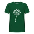 thumbnail image 3 of Blusas y camisas de manga corta con cuello redondo para hombre. Blusa de poliéster con hombros caídos y cuello redondo con estampado del Día de San Patricio., 3 of 3