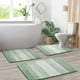thumbnail image 1 of Juego de alfombras de baño Komson Ombre, 3 unidades, con tapete en forma de U, 1 of 7