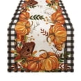 thumbnail image 5 of BZPIZ Halloween Table Runner Halloween Party Decorations for Halloween Party Holiday Home Kitchen Dining Indoor Outdoor Decorations Orange, 5 of 6