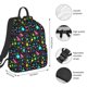 thumbnail image 2 of Balery Geometric 1980s Styled Mochila Ligera para Hombres y Mujeres – Resistente y Impermeable, Ideal para la Escuela, el Trabajo, los Viajes y el Uso Diario, 2 of 7