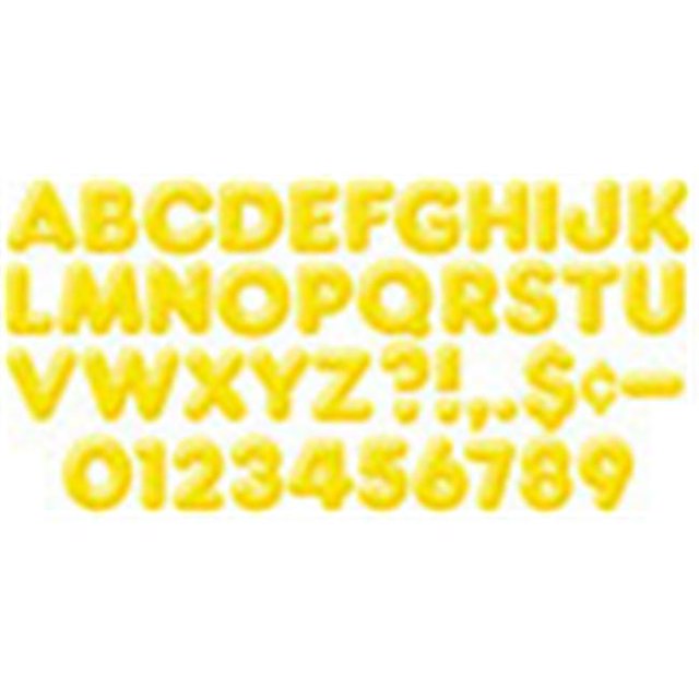 TREND enterprises, Inc. Yellow 4" 3-D Uppercase Ready Letters