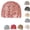 Pink, variant on Women’s Beanies Sequin Crochet Hat Summer Caps Handmade Bohot Skull Head Wear Sparkly Knit Hat For Party Travel Daily Wear