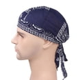 thumbnail image 3 of Clearance! OutdoorEssentials Cooling Helmet Liner - Do Rag/Dew Rag Skull Cap Beanie for Men - Pirate Hat Bandana & Motorcycle Head Wrap, 3 of 6