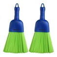 thumbnail image 1 of 2 Pcs Whisk Broom Polys Fiber Handheld Brush Hand Broom Outdoor Broom Car Broom with Hang Hole for Cleaning Inddoor, 1 of 6