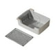 thumbnail image 3 of Inodoro para perros, inodoro para orinar, inodoro extragrande desmontable para entrenamiento, orinal para perros gris con estera, 3 of 9