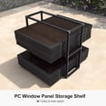 thumbnail image 3 of PURPLE LEAF 12' X 20' Patio Hardtop Gazebo Double Canopy Galvanized Steel Roof Outdoor Screened Aluminum Solarium Backyard, 3 of 6