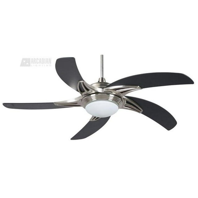 Concord Fans 52STG5EST Contemporary 52 Inch Star Gate 5 Bld Halogen - Stainless Steel