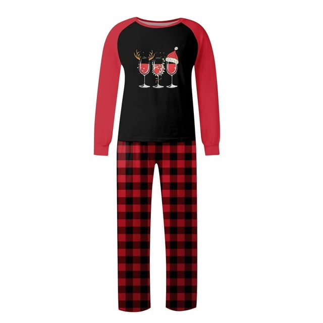 Pyjamas de Noël Assortis pour Hommes Ensembles de Pyjamas de Vacances pour la Famille