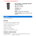 thumbnail image 2 of Rear Air Spring - Compatible with 2004 - 2007 Buick Rainier 2005 2006, 2 of 2