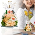 thumbnail image 2 of Gifts for Women Mom Preserved Rose Forever Flower in Glass Angel Figurine Fresh Flowers for Delivery Birthday Gifts for Grandma Wife Sister Eternal Roses, Mothers Day Gifts, 2 of 5