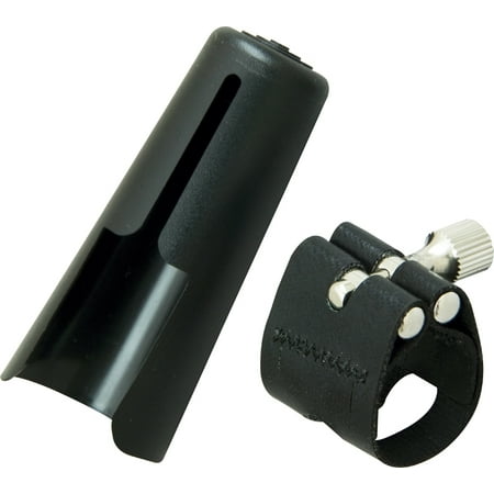 Rovner L4 Light Ligature with Cap for Eb Clarinet, Nickel Fittings