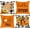 Plaid-black, variant on Fall 16x16 Throw Pillow Covers Set of 4, Pumpkin Gnome Decorative Holiday Pillow Case P16 x 16 Autumn Cushion Covers Thanksgiving Pillowcase for Indoor Home Bedroom Couch Sofa Decoration White