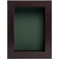 thumbnail image 2 of 9x12 Shadow Box Frame In Brown With A 1 3/4" Usable Depth Includes Hunter Green Acid-Free Backing,, 2 of 6