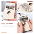 thumbnail image 4 of KONTONTY 1 Set Wooden Kalimba Musical Instrument Portable for Beginners Family Fun, 4 of 8